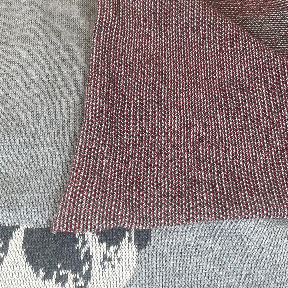 Holiday Dog Blanket Sweater Knit 50x60 Cotton Throw Dachshund Spaniel Christmas